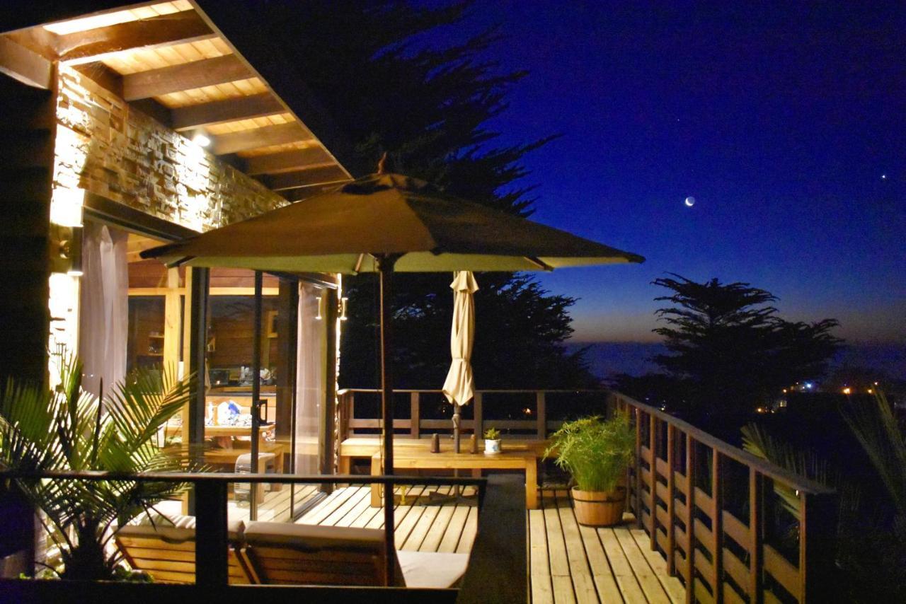 ---- Escapada De Lujo Para Dos ---- Casa Boutique Privada - Vistas Al Oceano - Parrilla Y Fogon En Quincho Privado - Insumos Desayuno - Tu Estadia Incluye Gratis 1 Sesion De Hidromasaje & Cromoterapia Bajo Las Estrellas En Jacuzzi Privado (Adults Onl بتشيلمو المظهر الخارجي الصورة