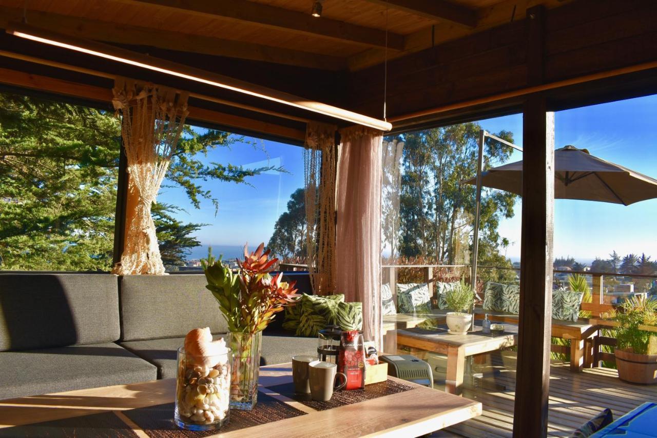 ---- Escapada De Lujo Para Dos ---- Casa Boutique Privada - Vistas Al Oceano - Parrilla Y Fogon En Quincho Privado - Insumos Desayuno - Tu Estadia Incluye Gratis 1 Sesion De Hidromasaje & Cromoterapia Bajo Las Estrellas En Jacuzzi Privado (Adults Onl بتشيلمو المظهر الخارجي الصورة