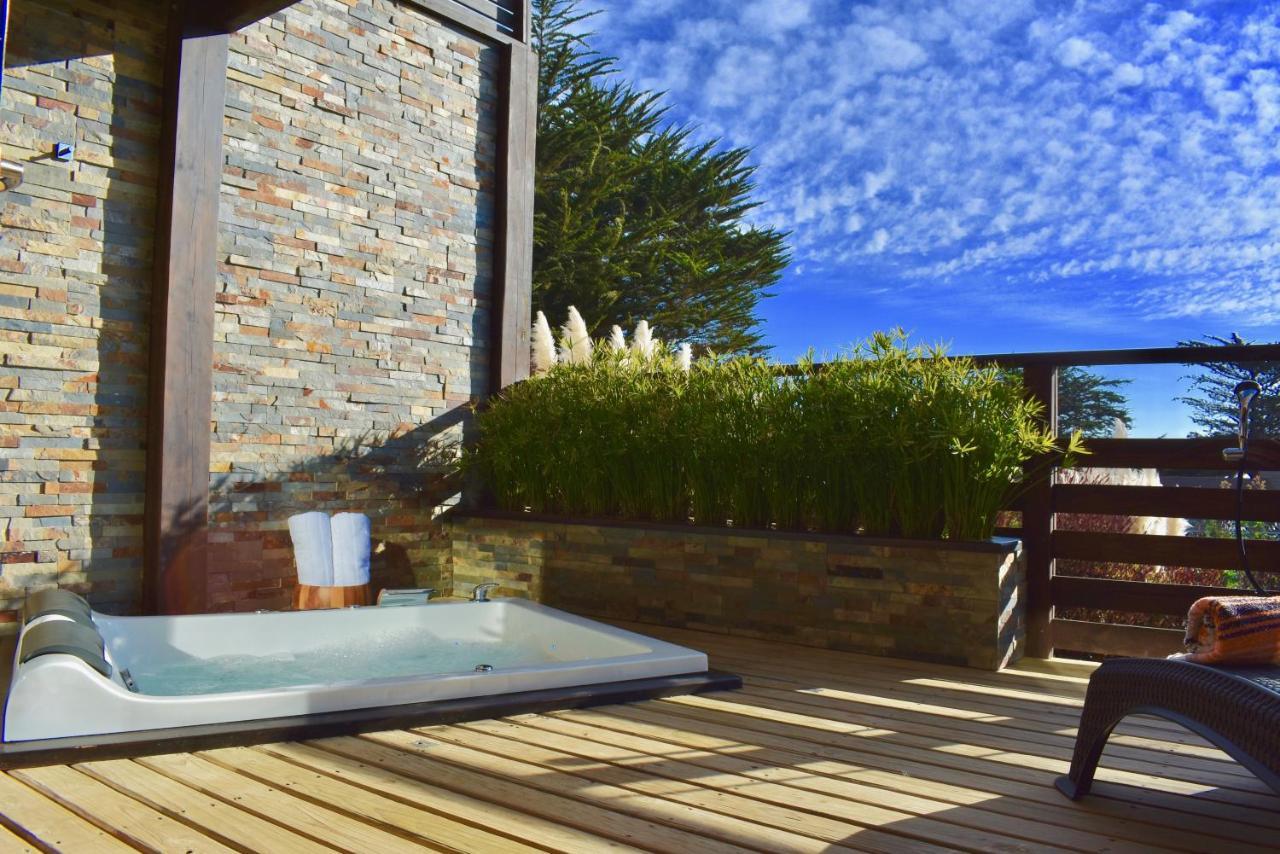 ---- Escapada De Lujo Para Dos ---- Casa Boutique Privada - Vistas Al Oceano - Parrilla Y Fogon En Quincho Privado - Insumos Desayuno - Tu Estadia Incluye Gratis 1 Sesion De Hidromasaje & Cromoterapia Bajo Las Estrellas En Jacuzzi Privado (Adults Onl بتشيلمو المظهر الخارجي الصورة